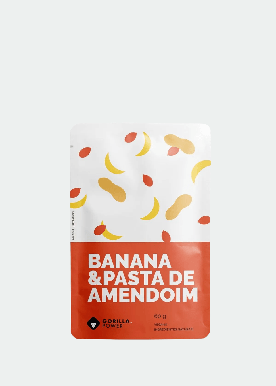 Snack Pasta de Amendoim Banana Gorilla - 60g